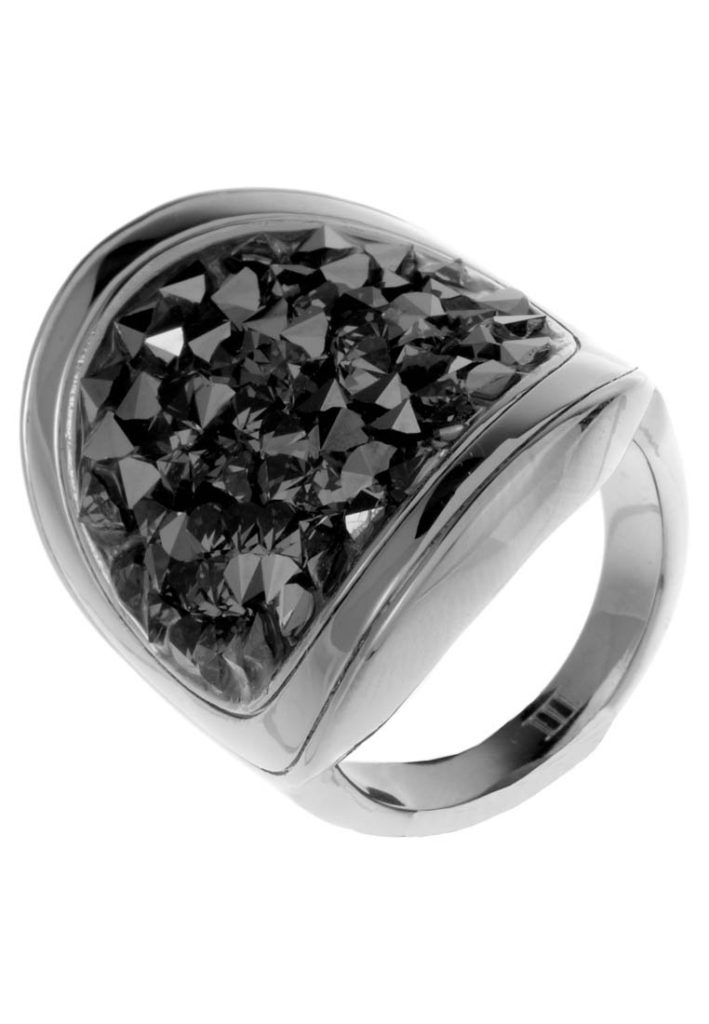 Bague noir argent Dyrberg Kern