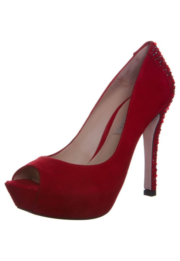 Escarpin Pura Lopez talons hauts rouge