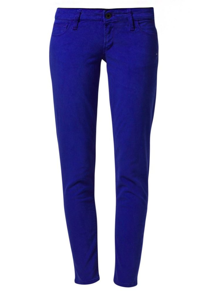 Pantalon bleu electrique Guess