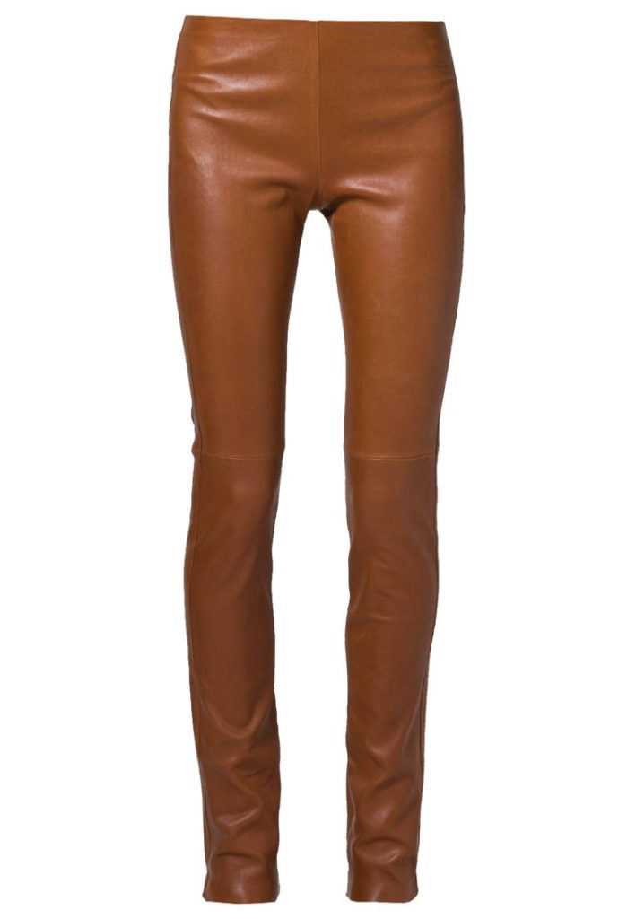 Pantalon en cuir camel Ventcouvert