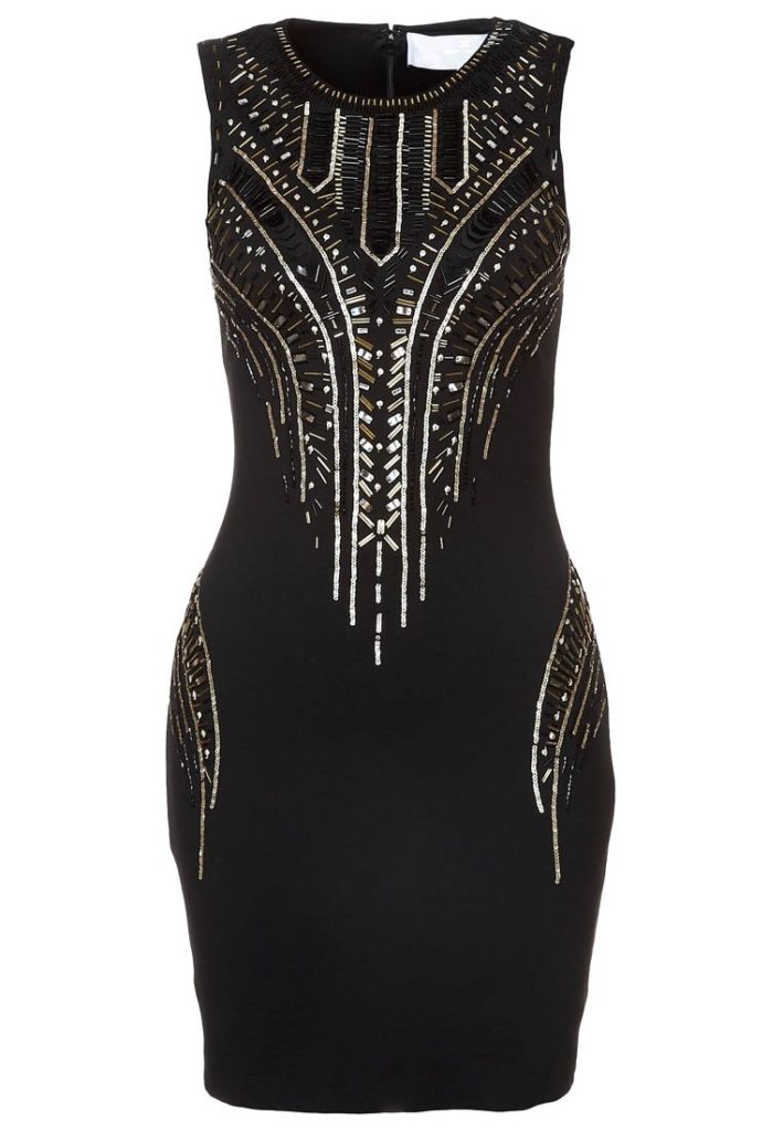 Robe de soirée noire Elisabetta Franchi