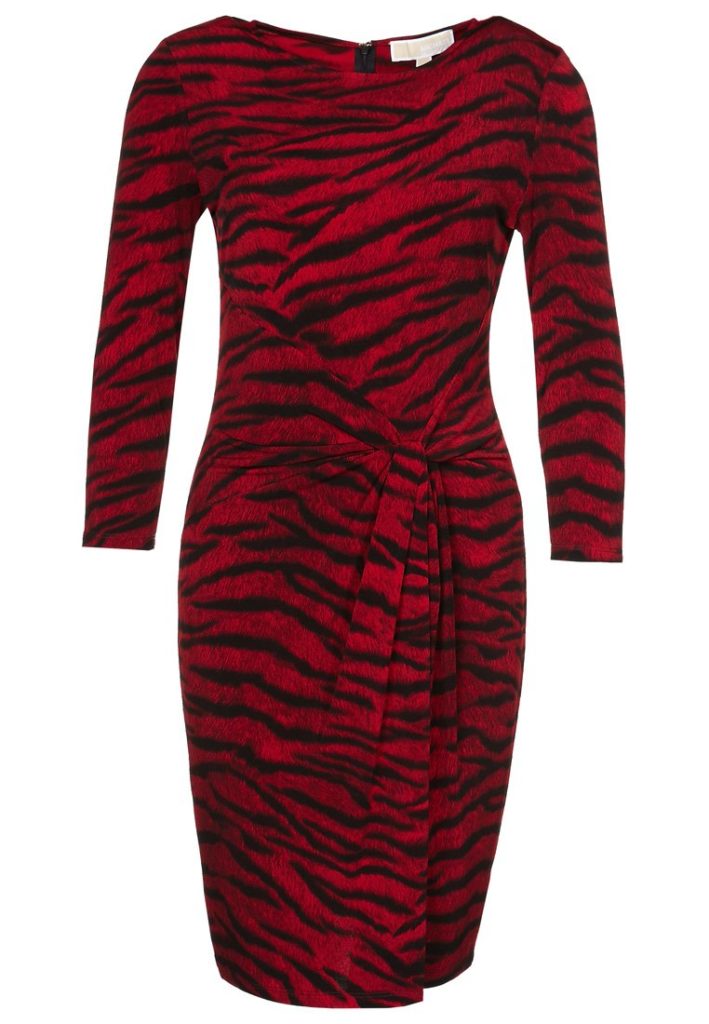 Robe zèbre rouge Michael Kors