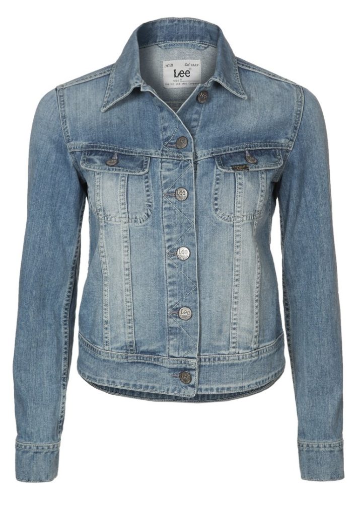 Veste en jean bleu clair délavé Lee