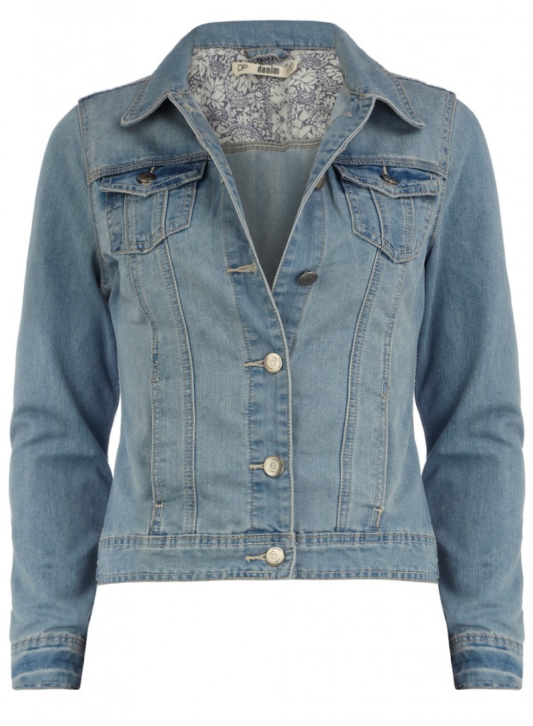 Veste en jean clair Dorothy Perkins