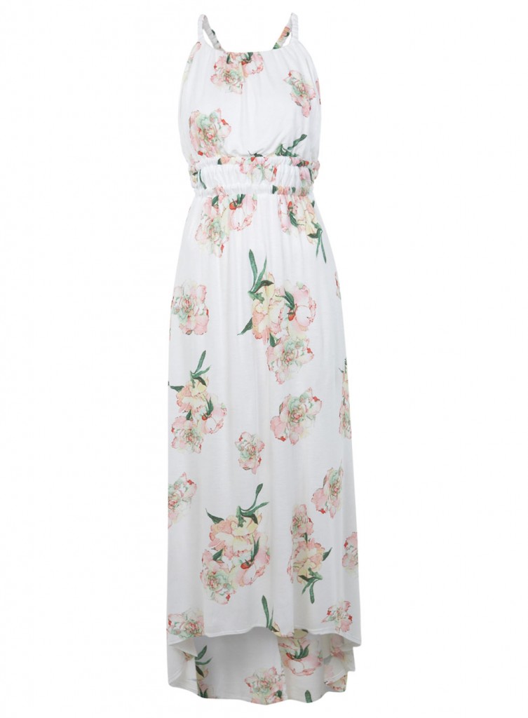 Robe longue été imprimé fleuri Miss Selfridge