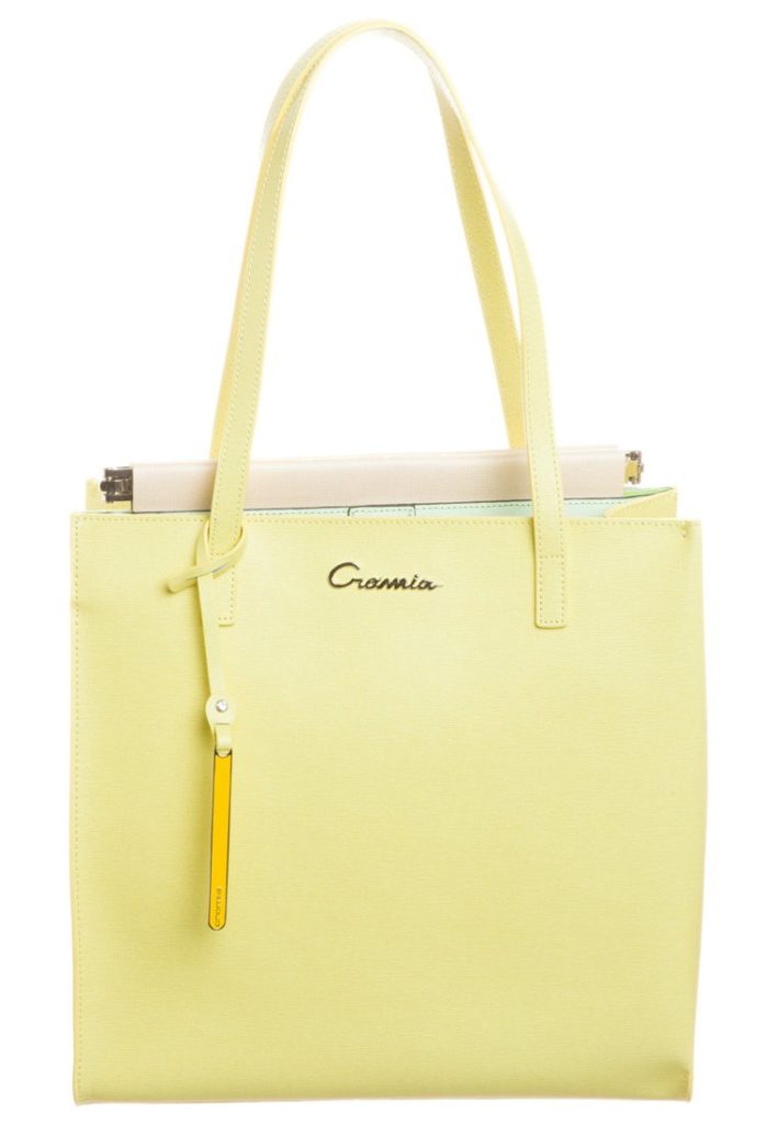 Sac à main jaune pastel Cromia