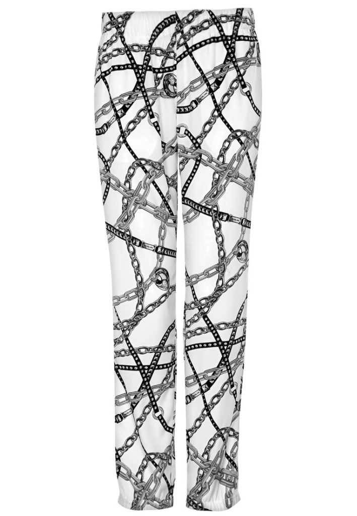 Pantalon noir et blanc Michael Kors