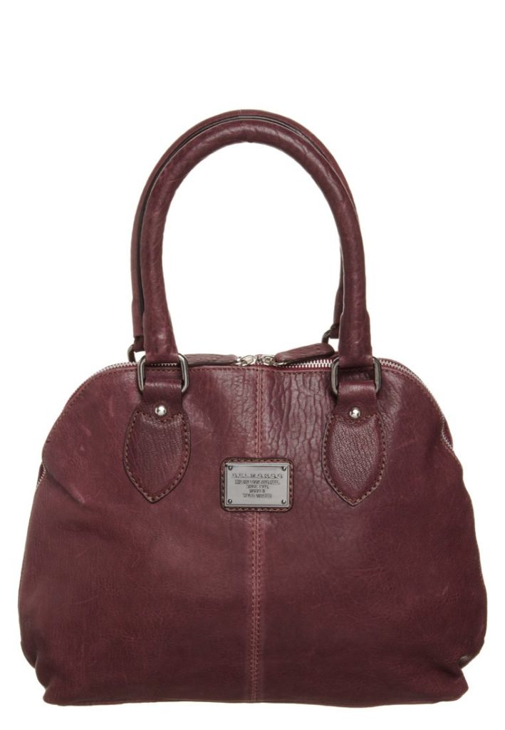 Sac à main cuir rouge Belmondo