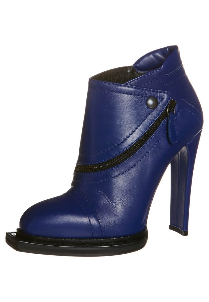 Boots talons bleu McQ Alexander McQueen