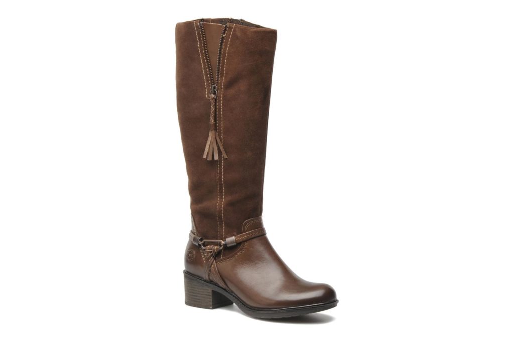 Bottes cuir marron Marco Tozzi