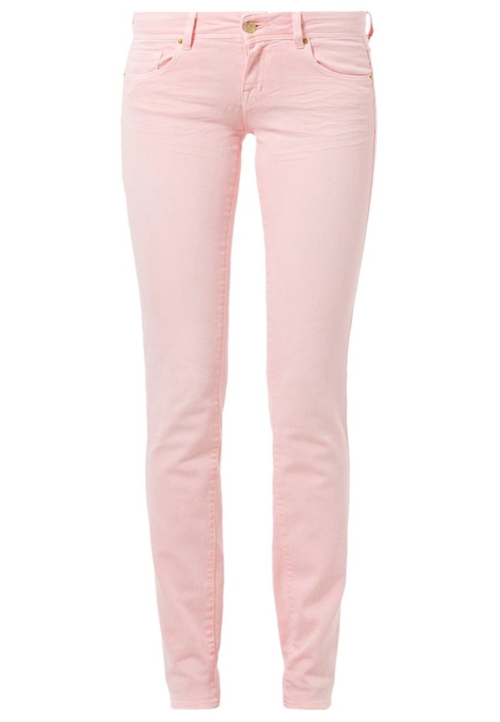 Jeans slim rose poudré Cimarron