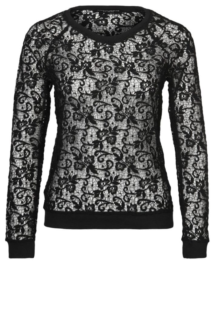 Pullover dentelle noir 2014