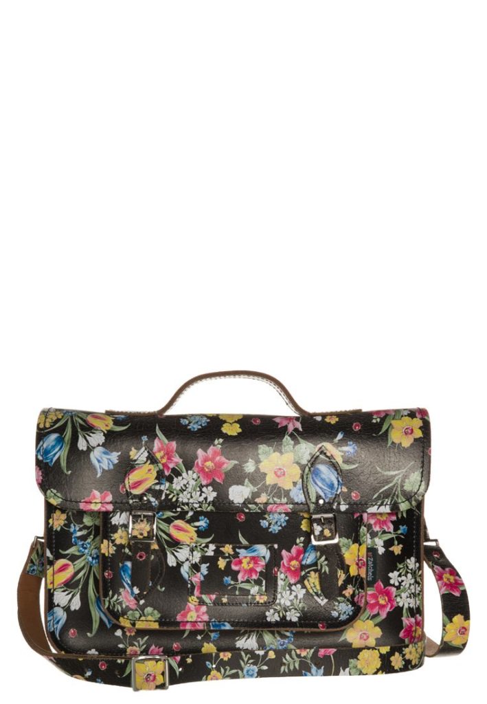 Sac bandoulière cuir fleuri Zatchels