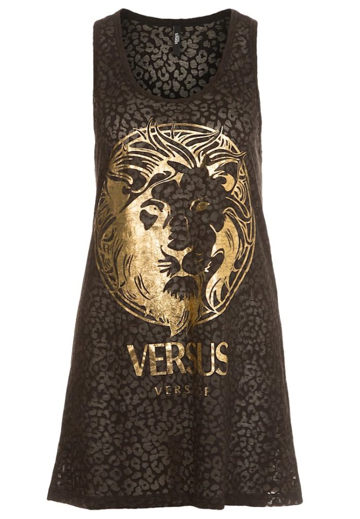 Top noir Versus Versace