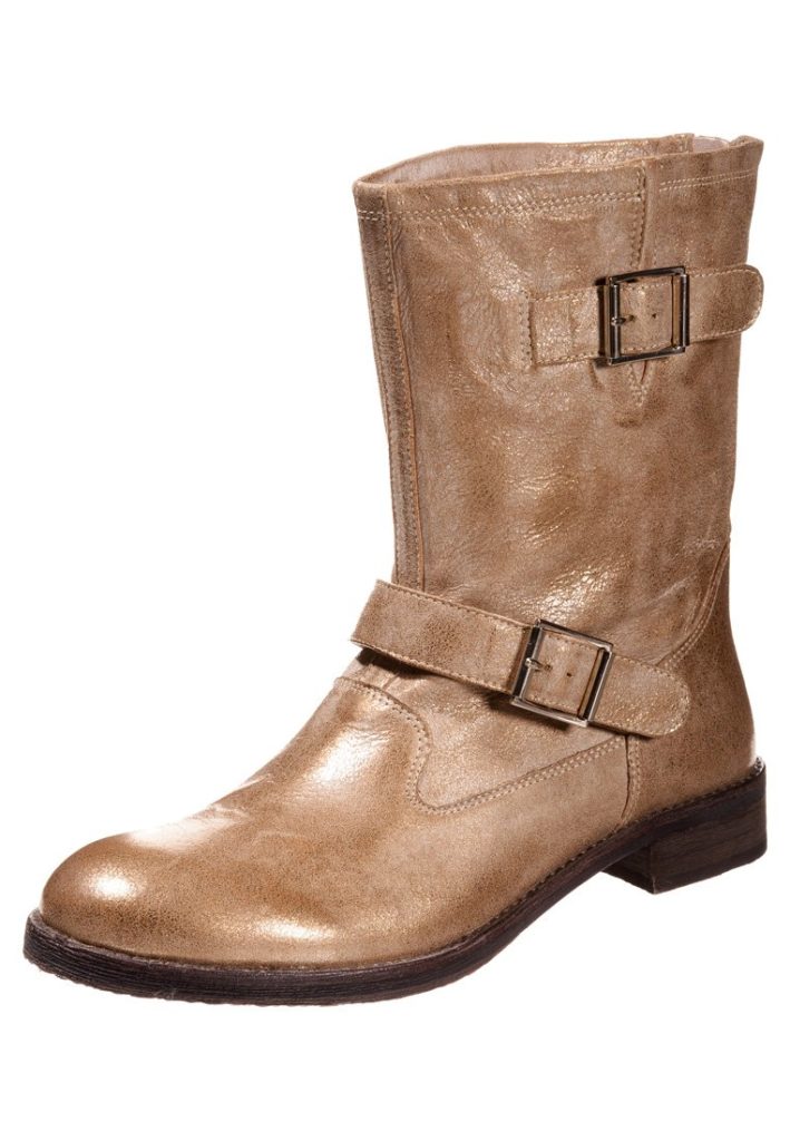 Santiags bottes dorées or DKNY