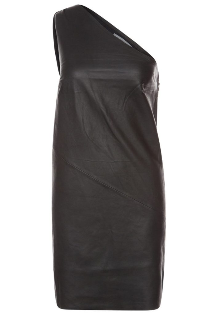 Robe en cuir noir Gat Rimon