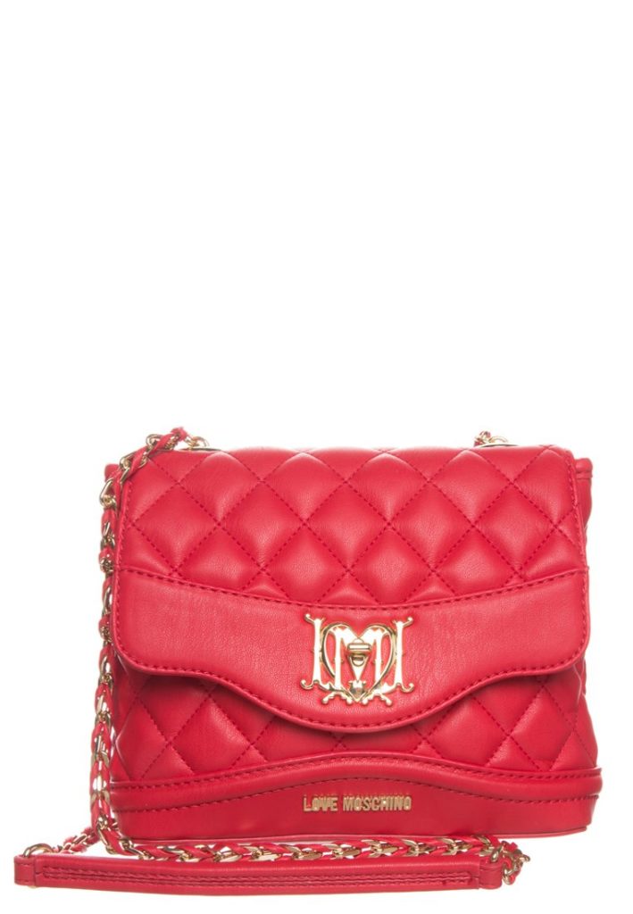 Sac bandouliere rose Love Moschino