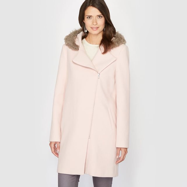 Manteau rose pastel Anne Weyburn