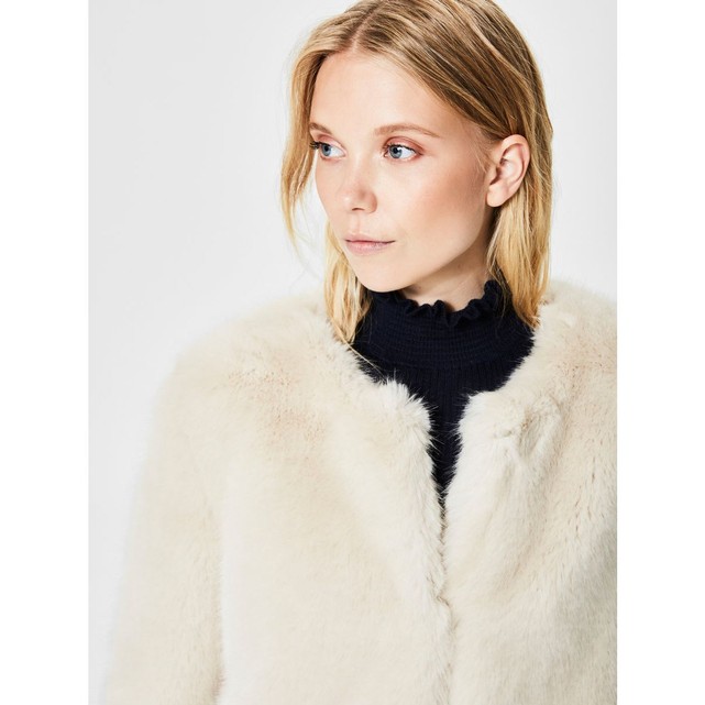 Veste fausse fourrure Selected femme
