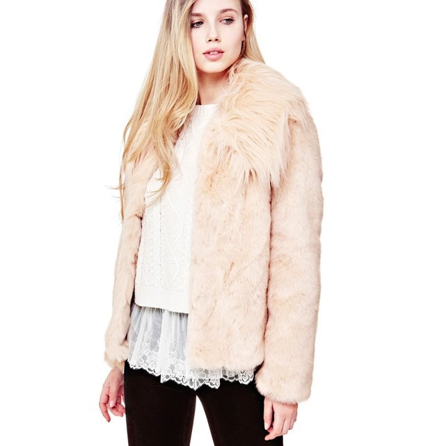 Veste fourrure synthetique Guess