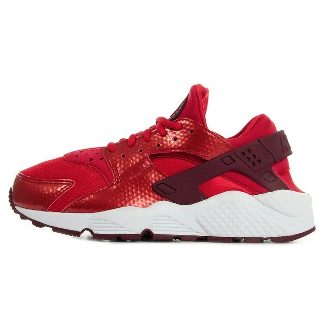 Baskets Nike Huarache femme rouge