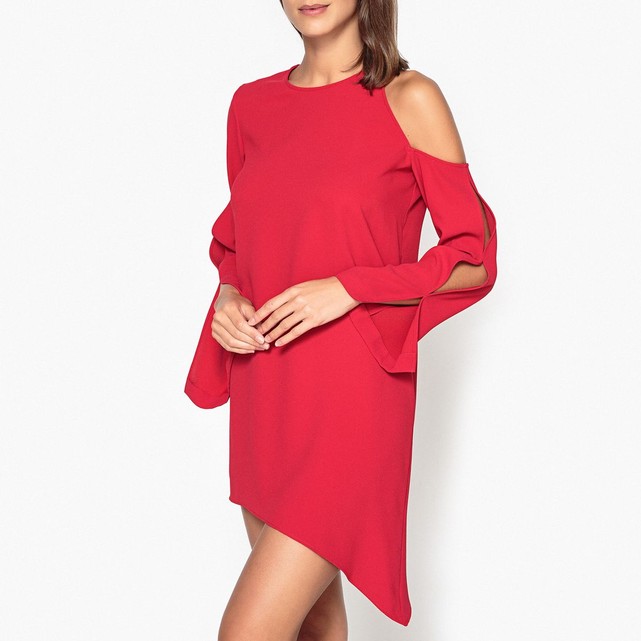 Robe epaules denudees rouge Iro