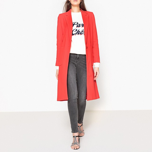 Veste tailleur femme oversize rouge Ba&sh