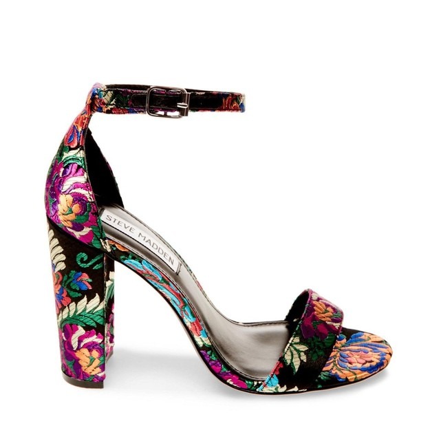 Sandale à talons motif floral Steve Madden