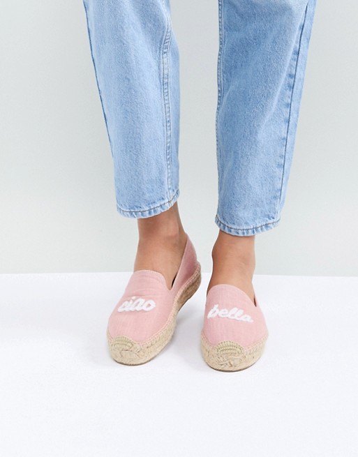 Espadrilles rose poudre Soludos