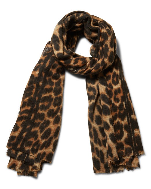 Foulard hiver femme imprime leopard Minelli