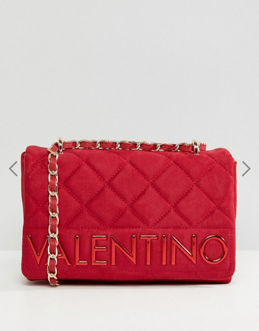 Sac bandouliere chaine suedine Valentino