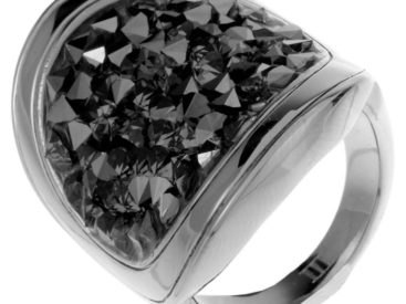 Bague noir argent Dyrberg Kern