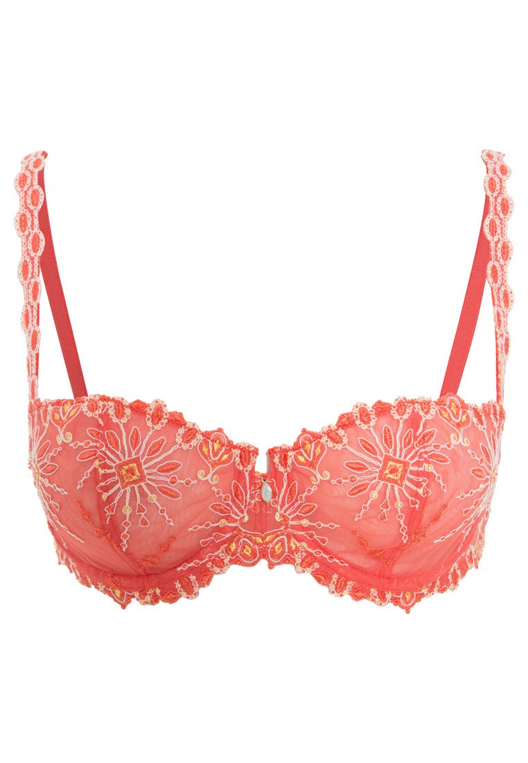 Soutien gorge balconnet Chantelle corail