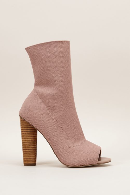 Sandales à talons rose nude Steve Madden