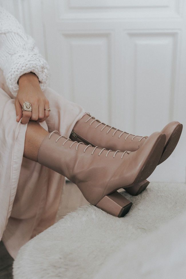 Bottines a talons nude Jonak