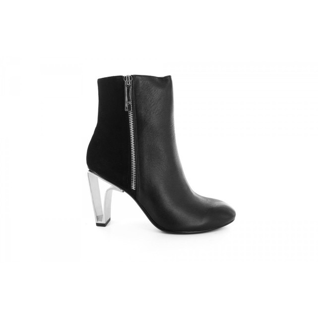 Bottines cuir noires femme United Nude
