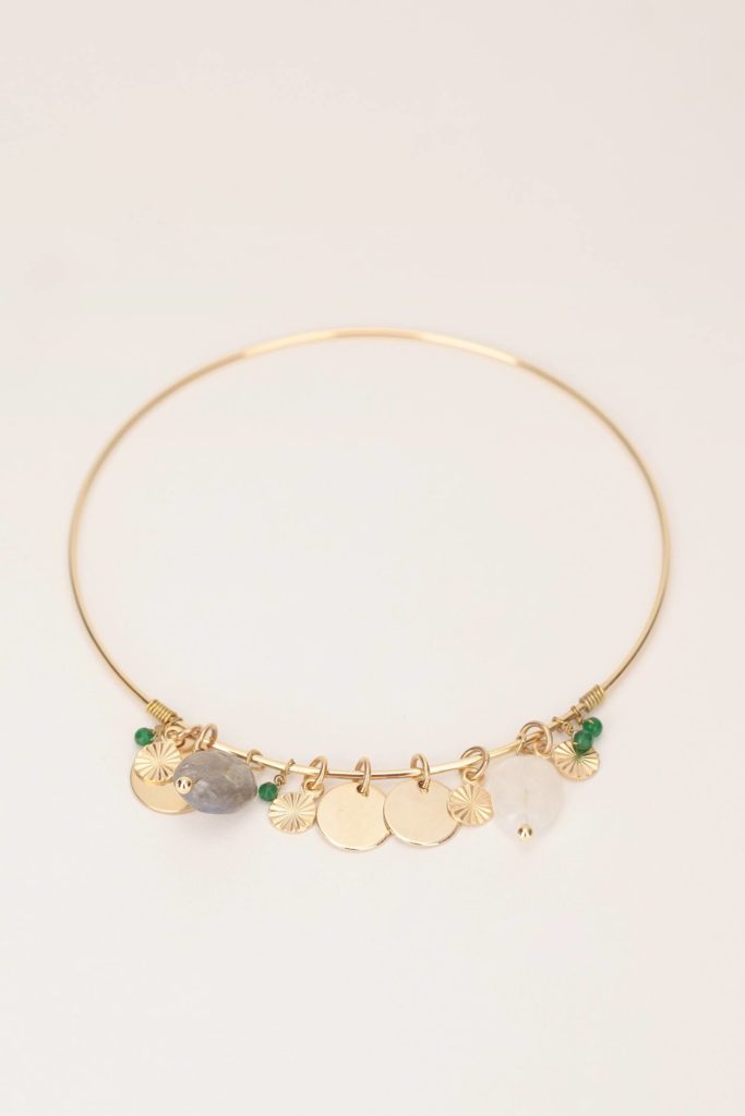 Bracelet laiton dore Polder