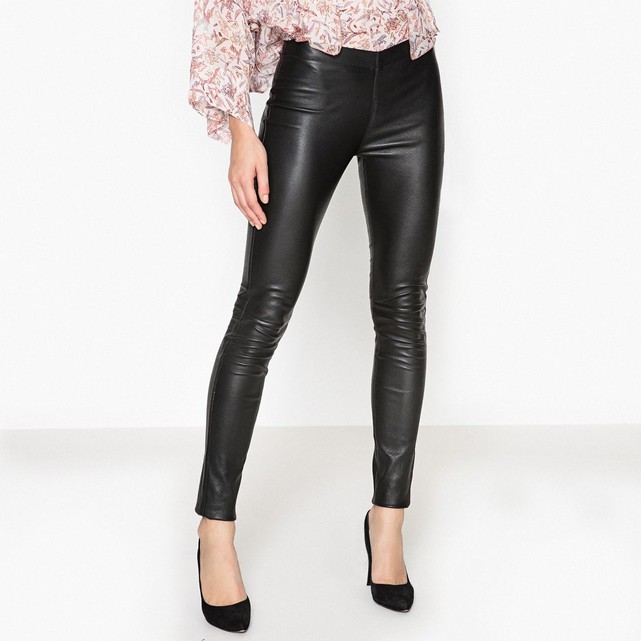 Pantalon slim en cuir Oakwood