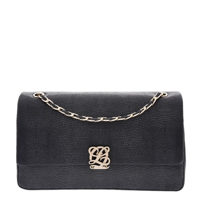 Pochette sac bandouliere noir femme Louis Quatorze