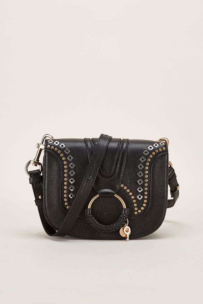 Sac bandouliere femme cuir noir See By Chloe