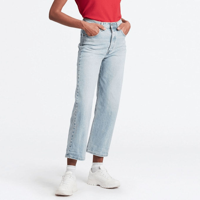 Jean femme Levis bleach Straight Ankle