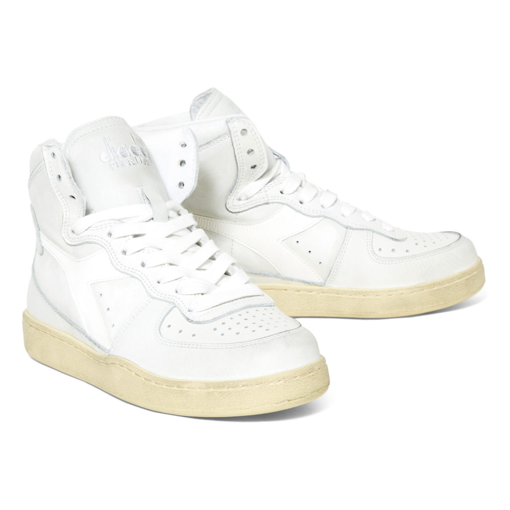 Baskets hautes femme Diadora Heritage blanches